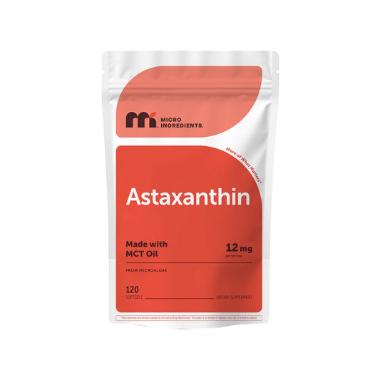 Micro Ingredients Astaxanthin 12mg softgels, tanning pills